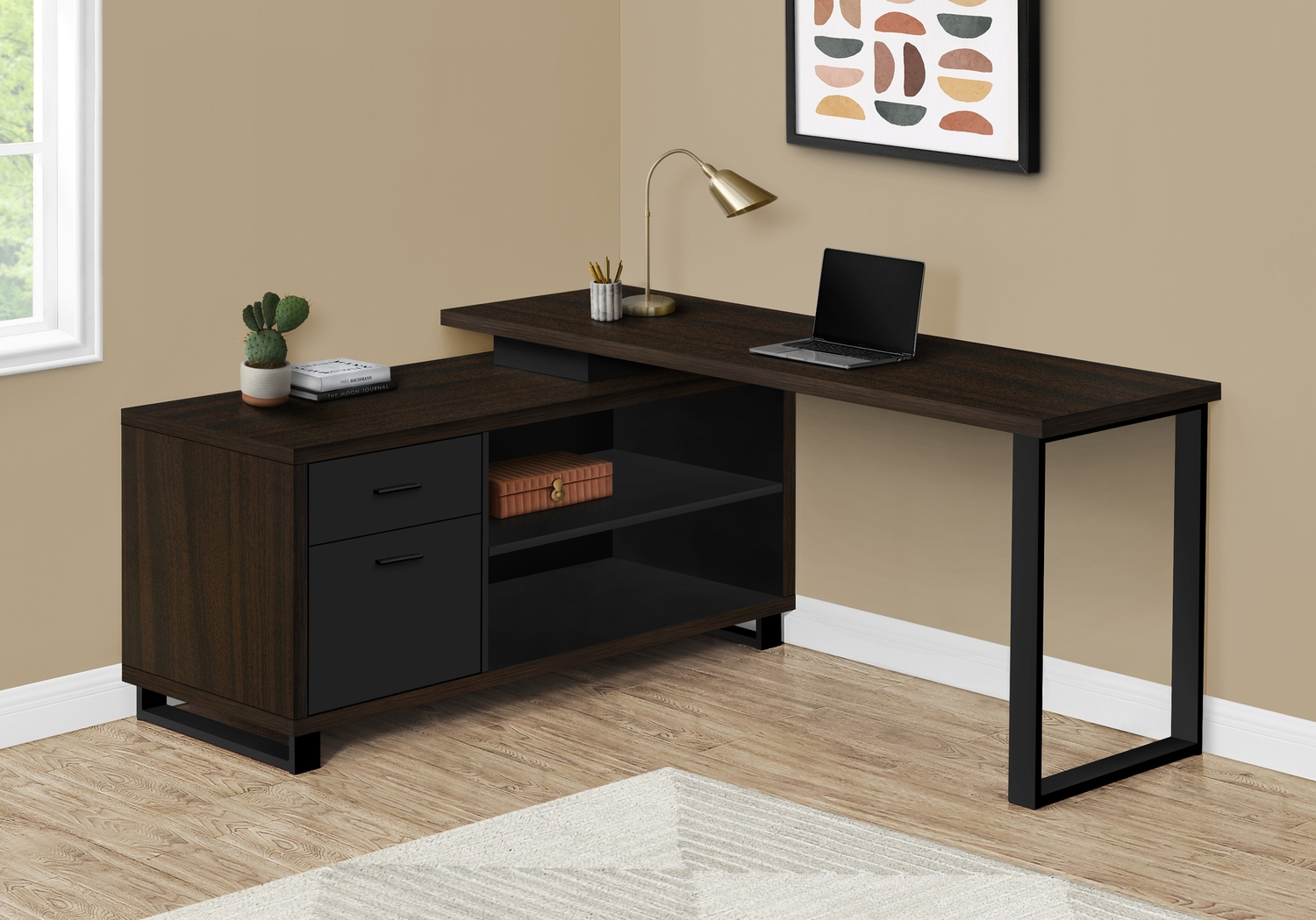 Winfair Espresso Desk - Thumbnail - Image 10