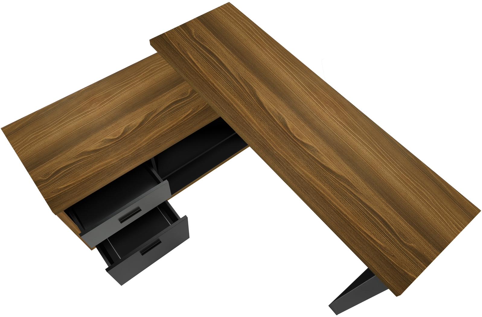 Winfair Walnut Desk - Thumbnail - Image 5