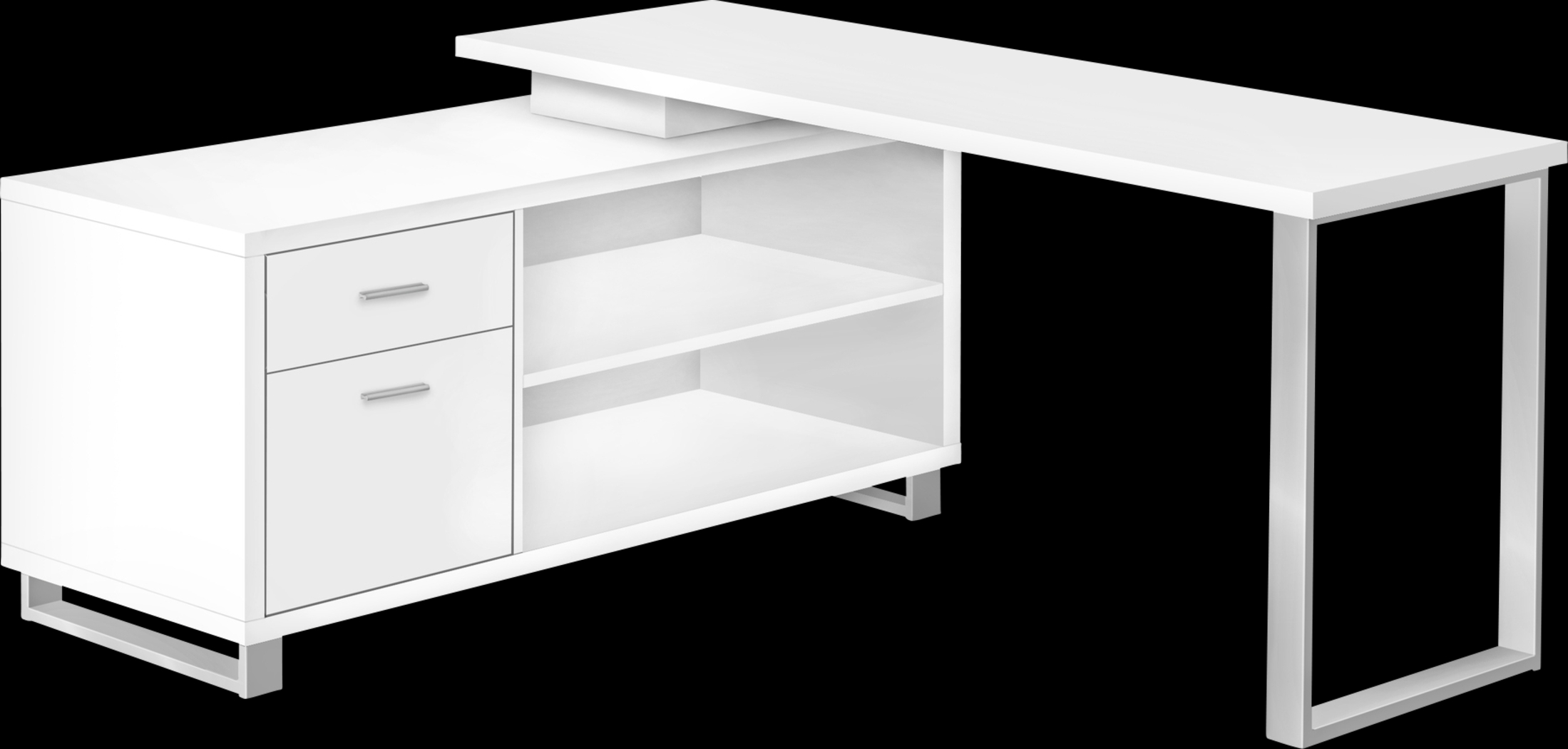 Winfair White Desk - Thumbnail - Image 1
