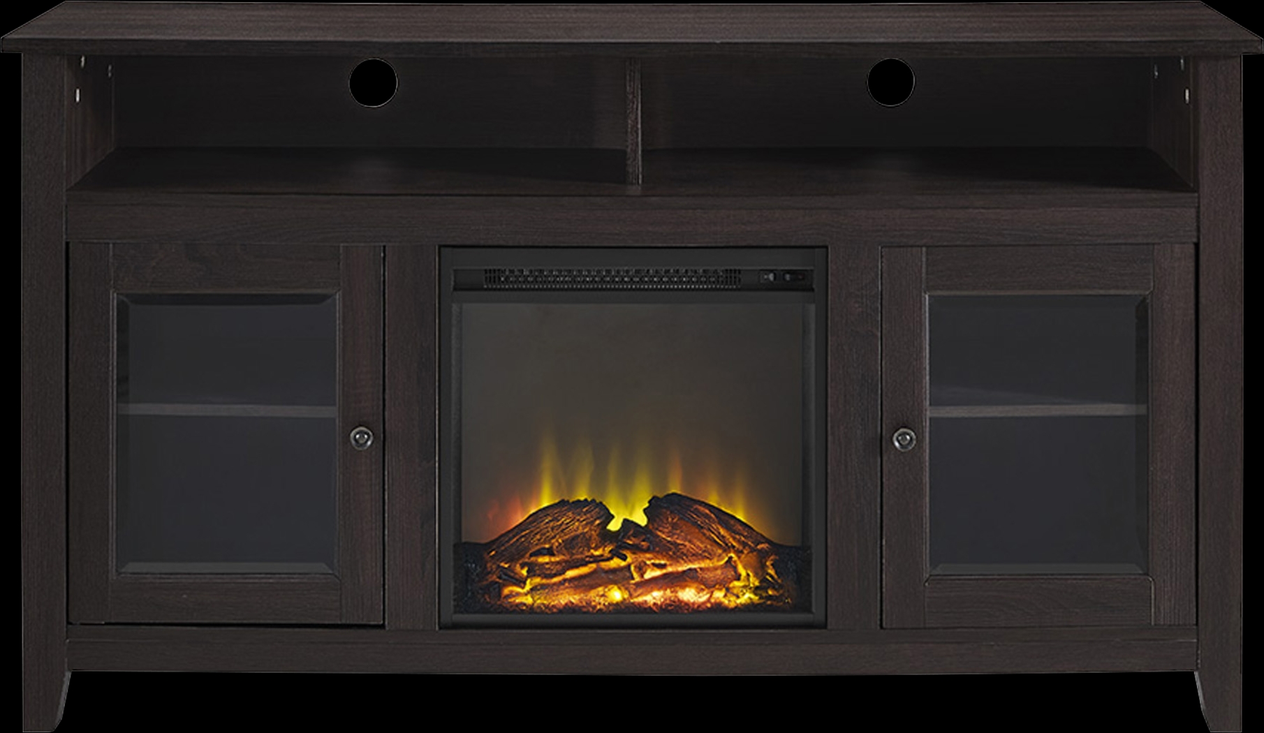 Winfield Trace Espresso 58 in. Console with Electric Fireplace - Thumbnail - Image 2