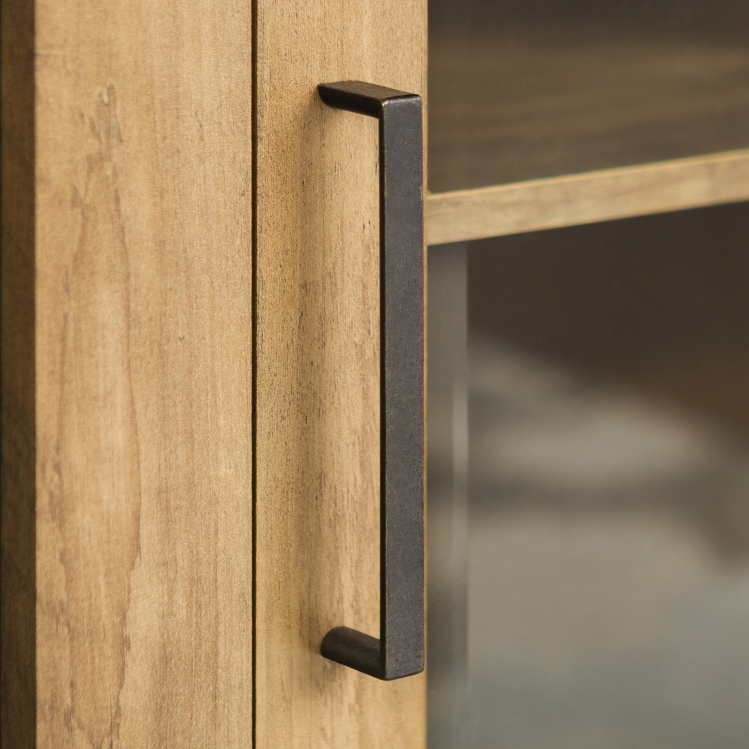 Winfield Trace Oak 58 in. Console with Electric Fireplace - Thumbnail - Image 5