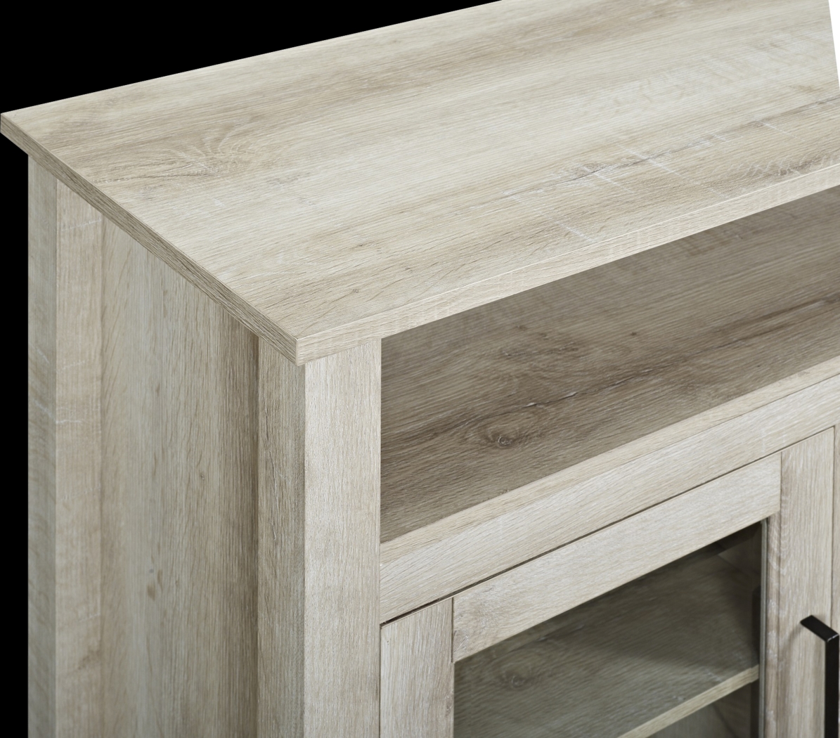 Winfield Trace White 58 in. Console with Electric Fireplace - Thumbnail - Image 4