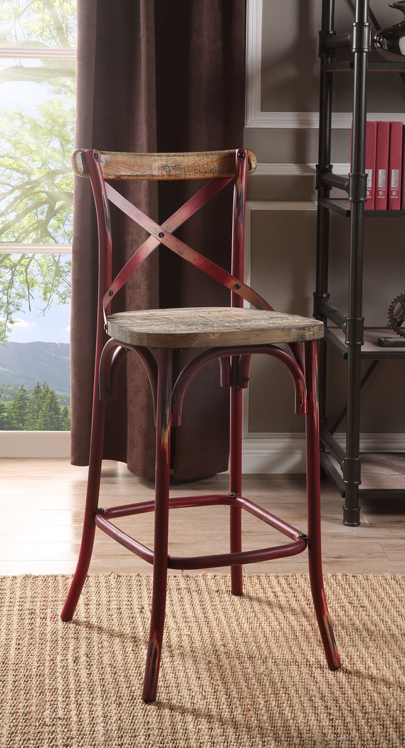 Winhall Red Barstool - Thumbnail - Image 2