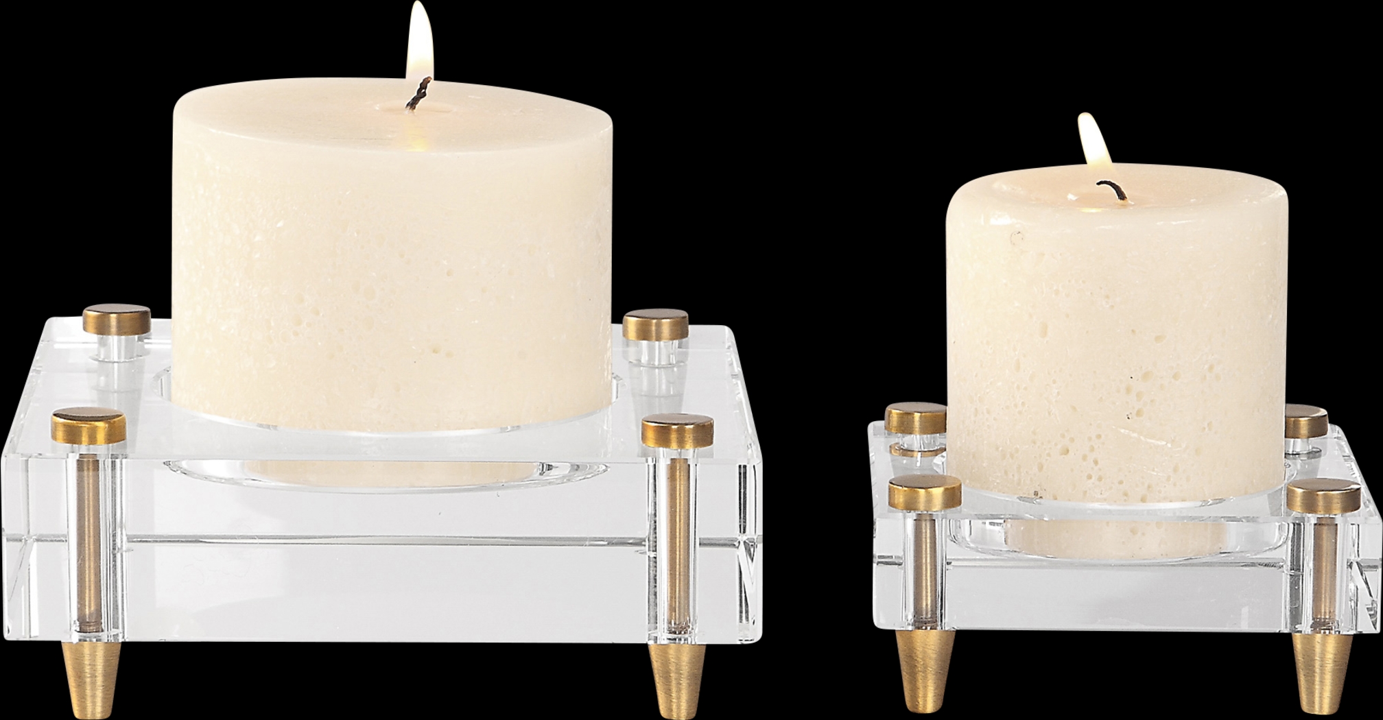 Winnemac Gold Candle Holder, Set of 2 - Thumbnail - Image 3