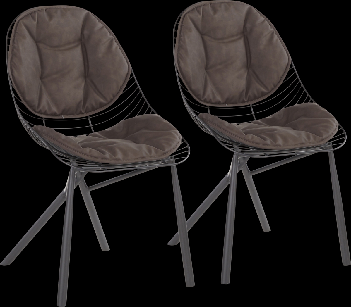 Winnifred Espresso Side Chair, Set of 2 - Thumbnail - Image 1