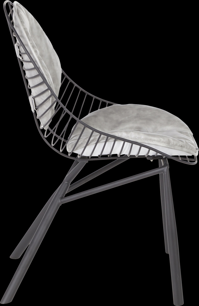 Winnifred Gray Side Chair, Set of 2 - Thumbnail - Image 3