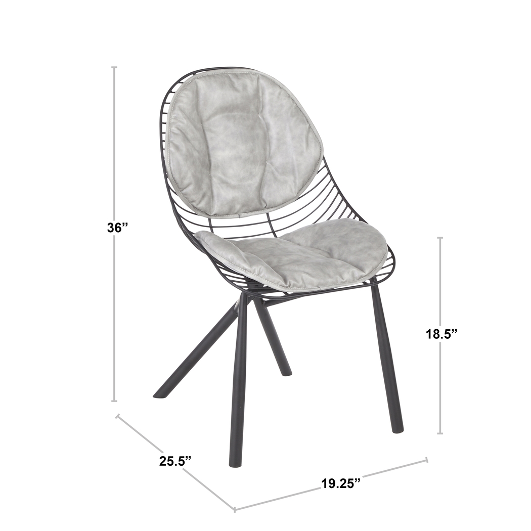 Winnifred Gray Side Chair, Set of 2 - Thumbnail - Image 10