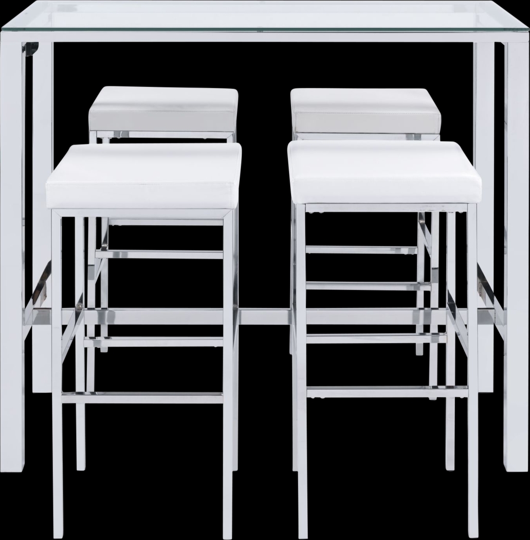 Winnona Chrome Bar Table Set - Thumbnail - Image 14