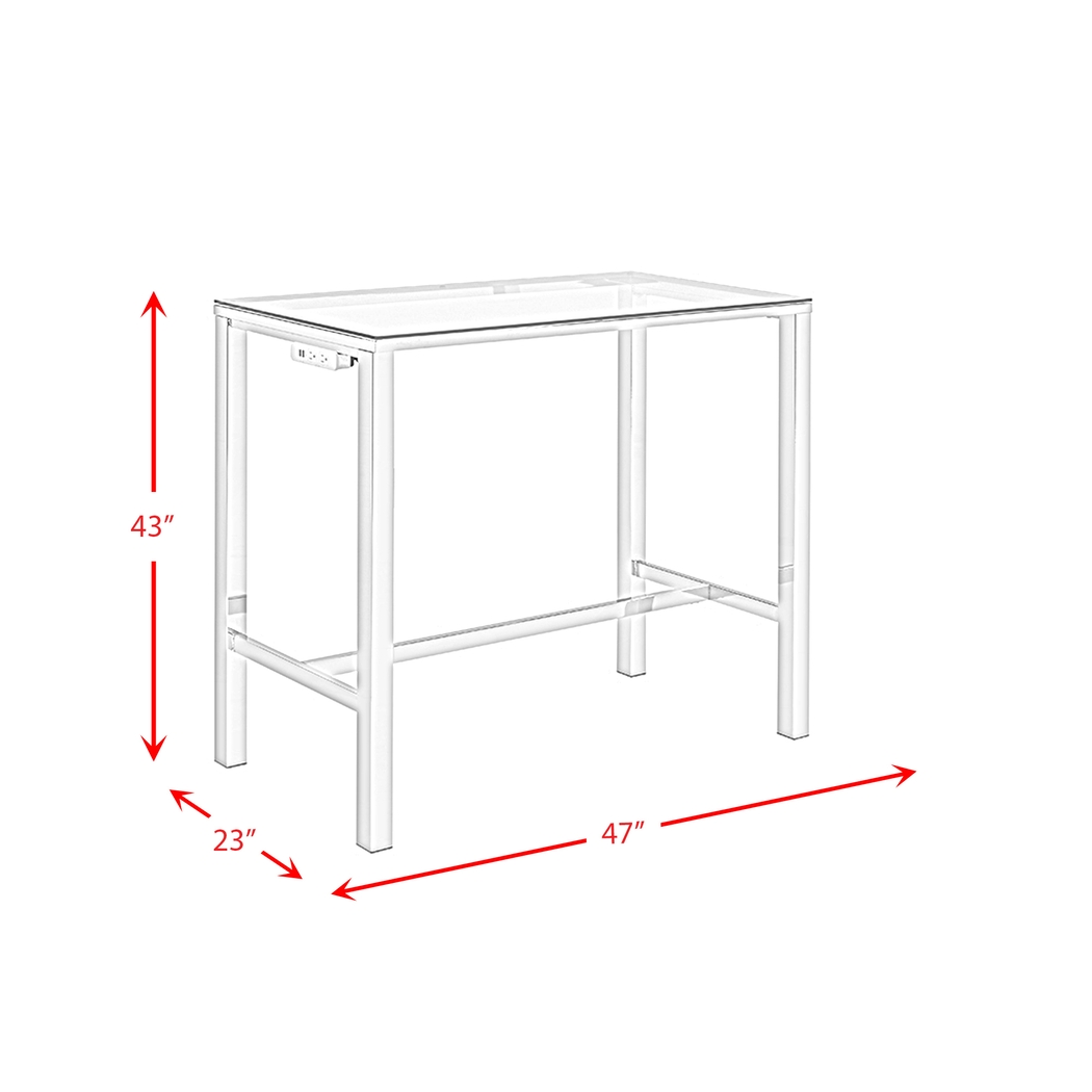 Winnona Chrome Bar Table Set - Thumbnail - Image 5