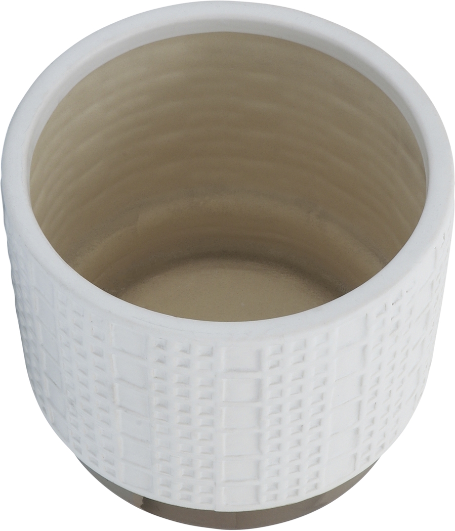 Winoca I White Planter, Set of 2 - Thumbnail - Image 4