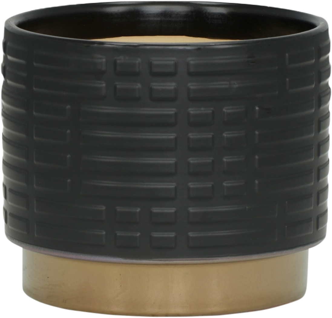Winoca II Black Planter, Set of 2 - Thumbnail - Image 3