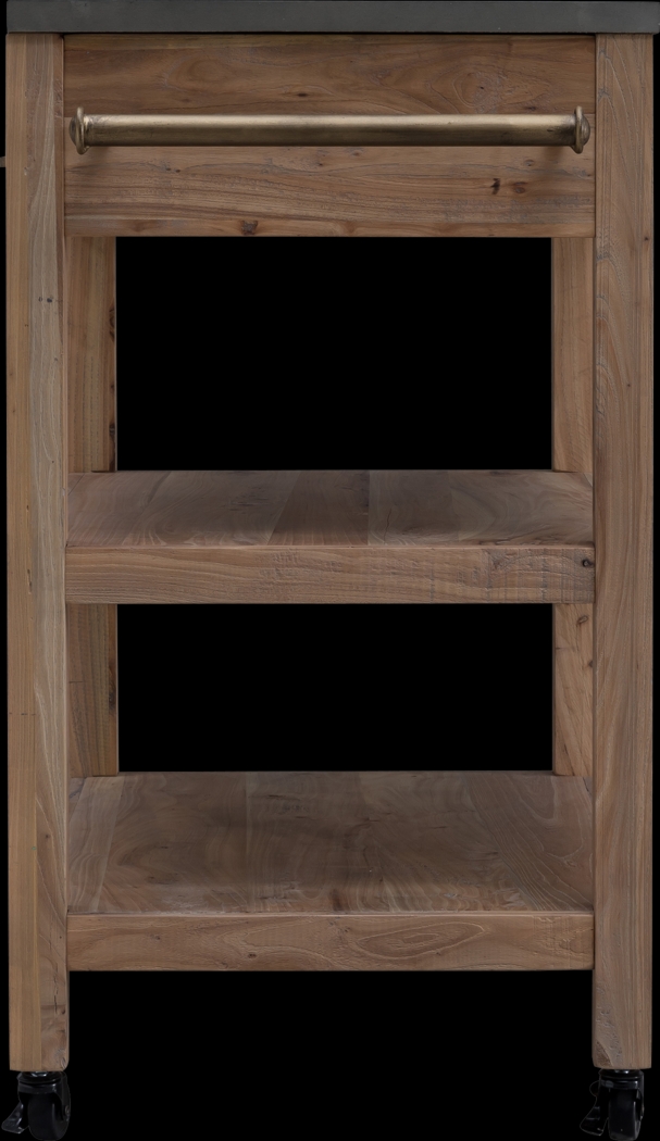 Winola Natural Kitchen Island - Thumbnail - Image 2