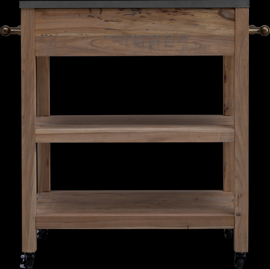 Winola Natural Kitchen Island - Thumbnail - Image 3