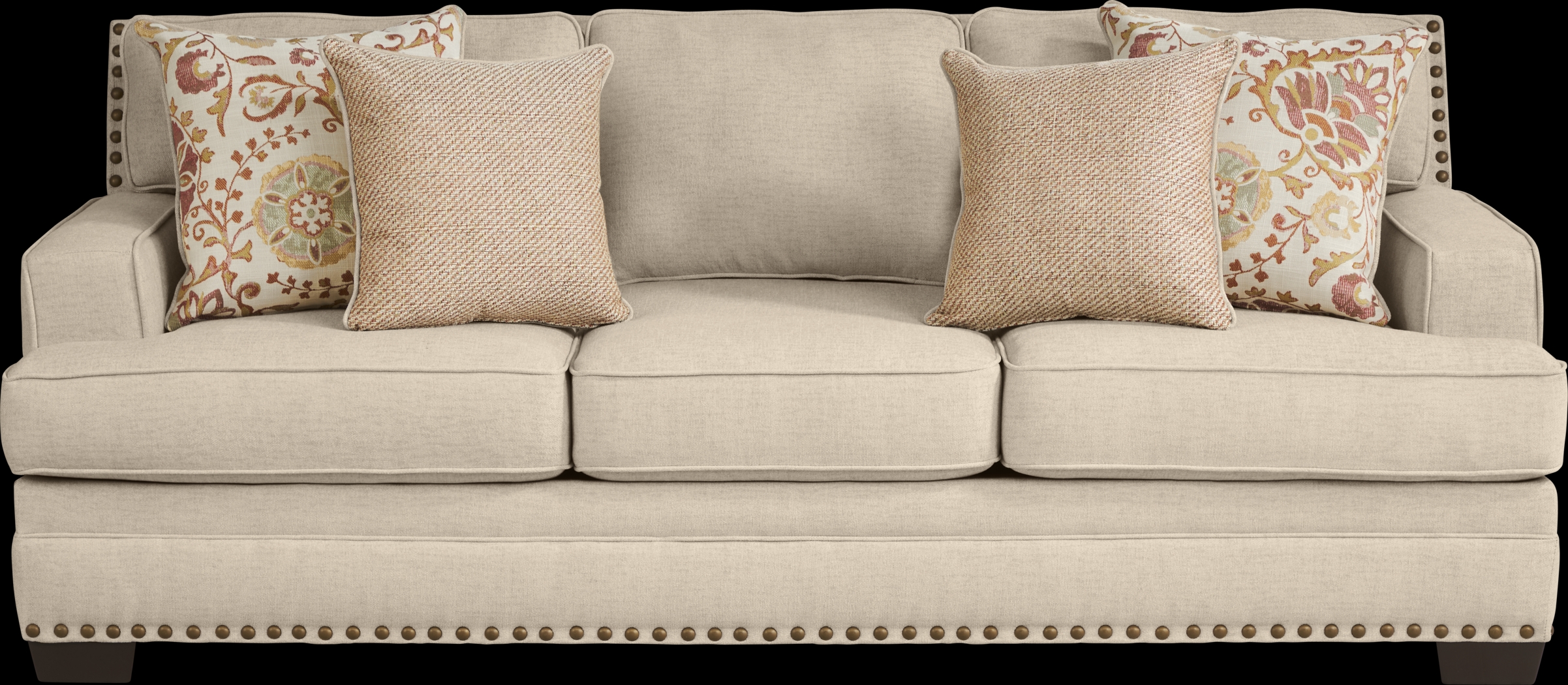Winsborough Beige 7 Pc Living Room with Sleeper Sofa - Thumbnail - Image 2