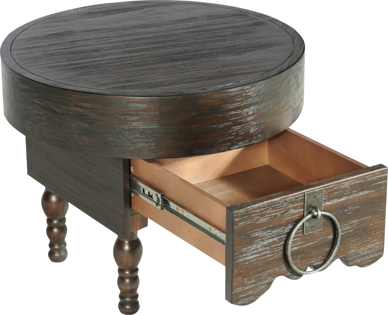 Winsford Brown Accent Table - Thumbnail - Image 2