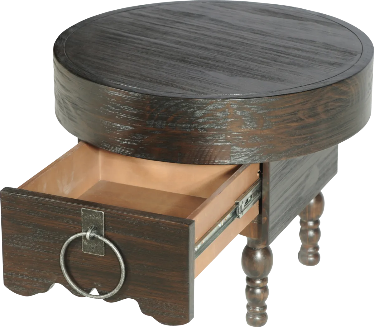 Winsford Brown Accent Table - Thumbnail - Image 3