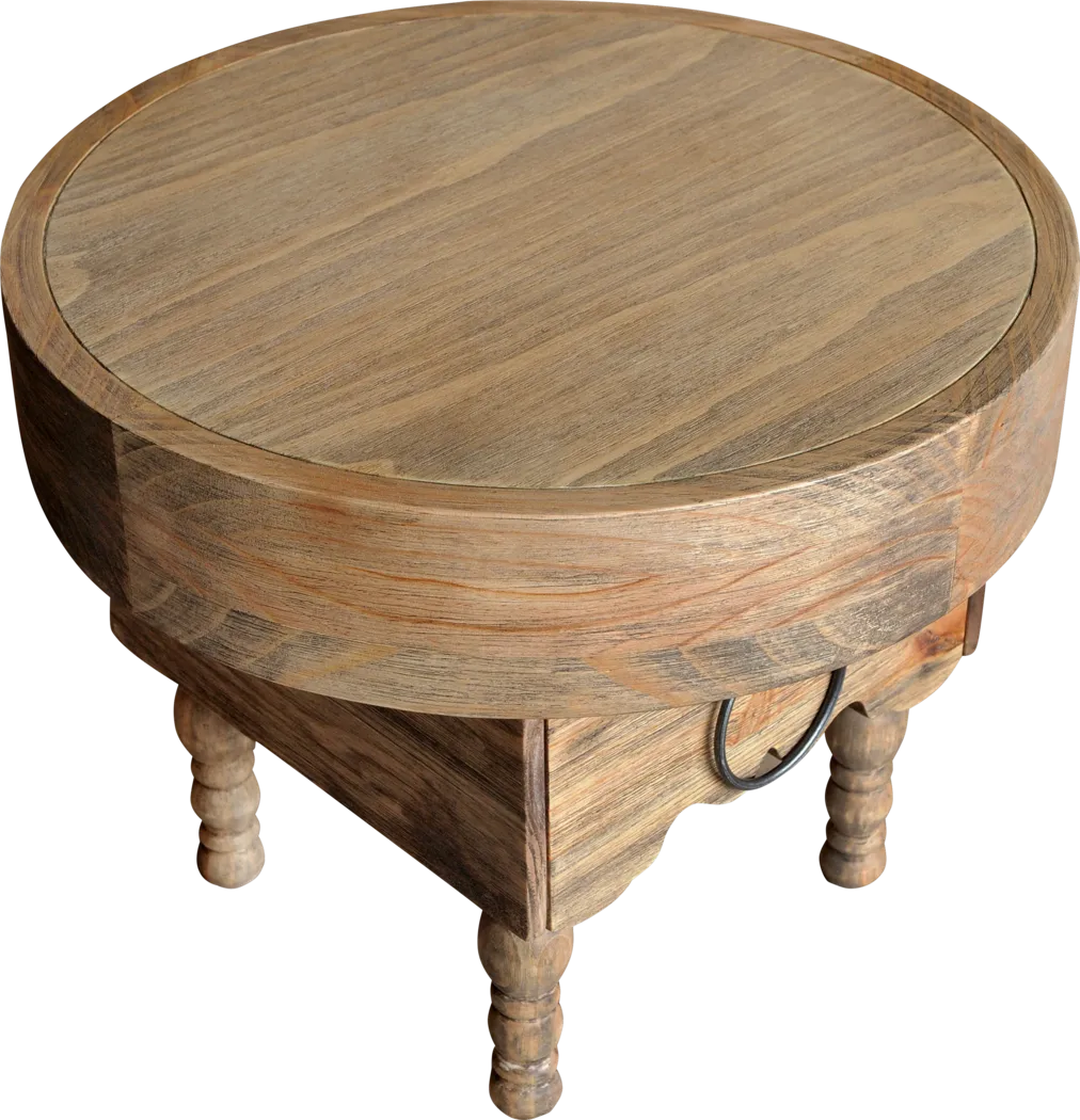 Winsford Natural Accent Table - Thumbnail - Image 1