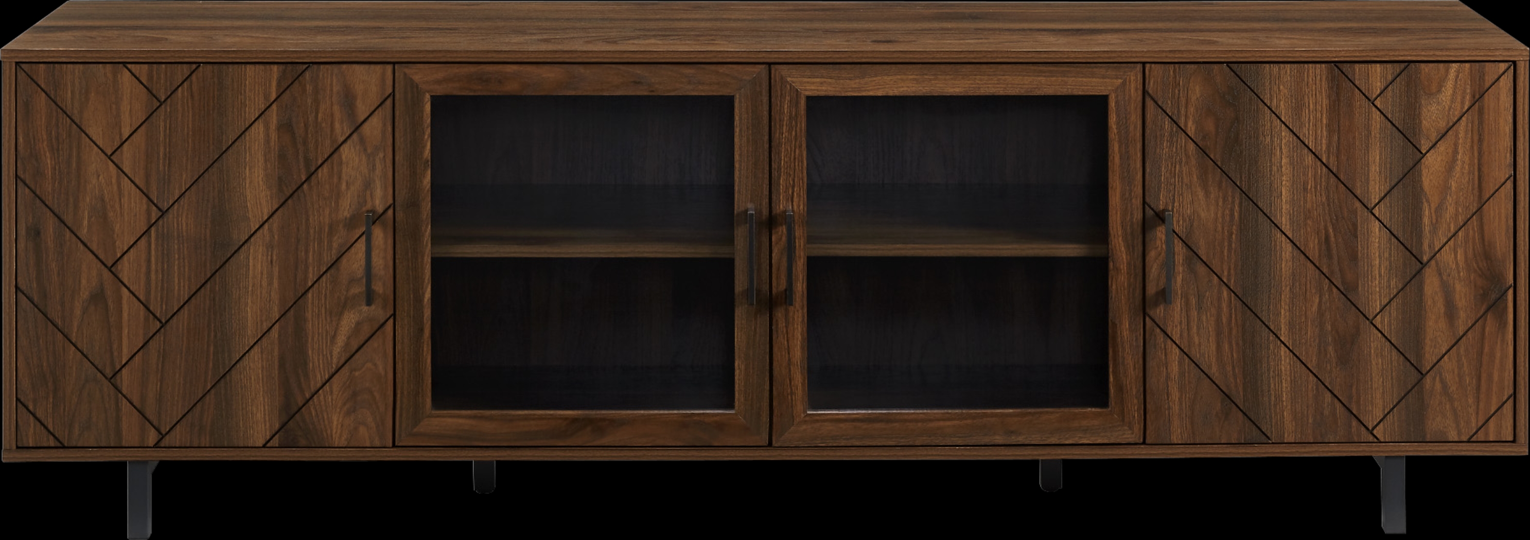 Winsland Walnut 70 in. Console - Thumbnail - Image 2