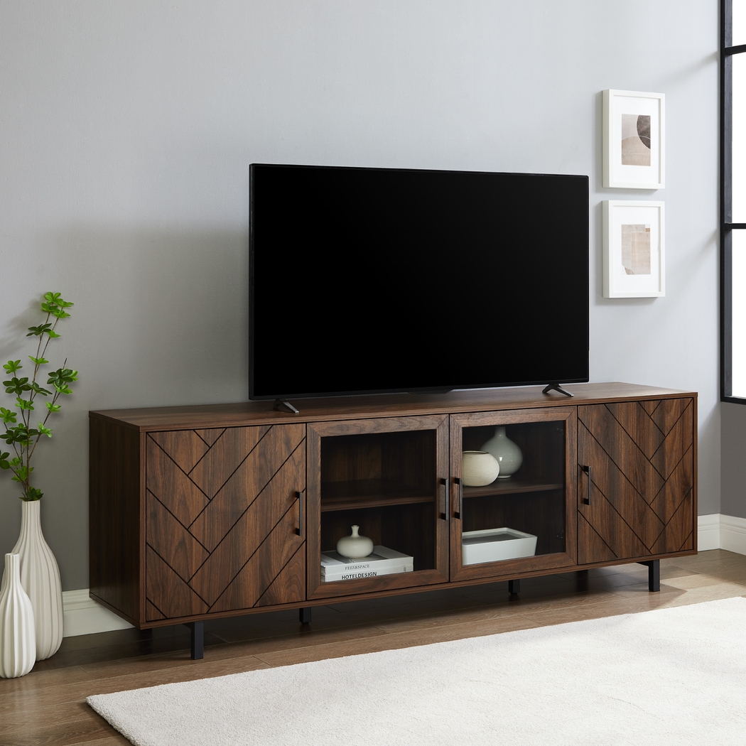 Winsland Walnut 70 in. Console - Thumbnail - Image 4