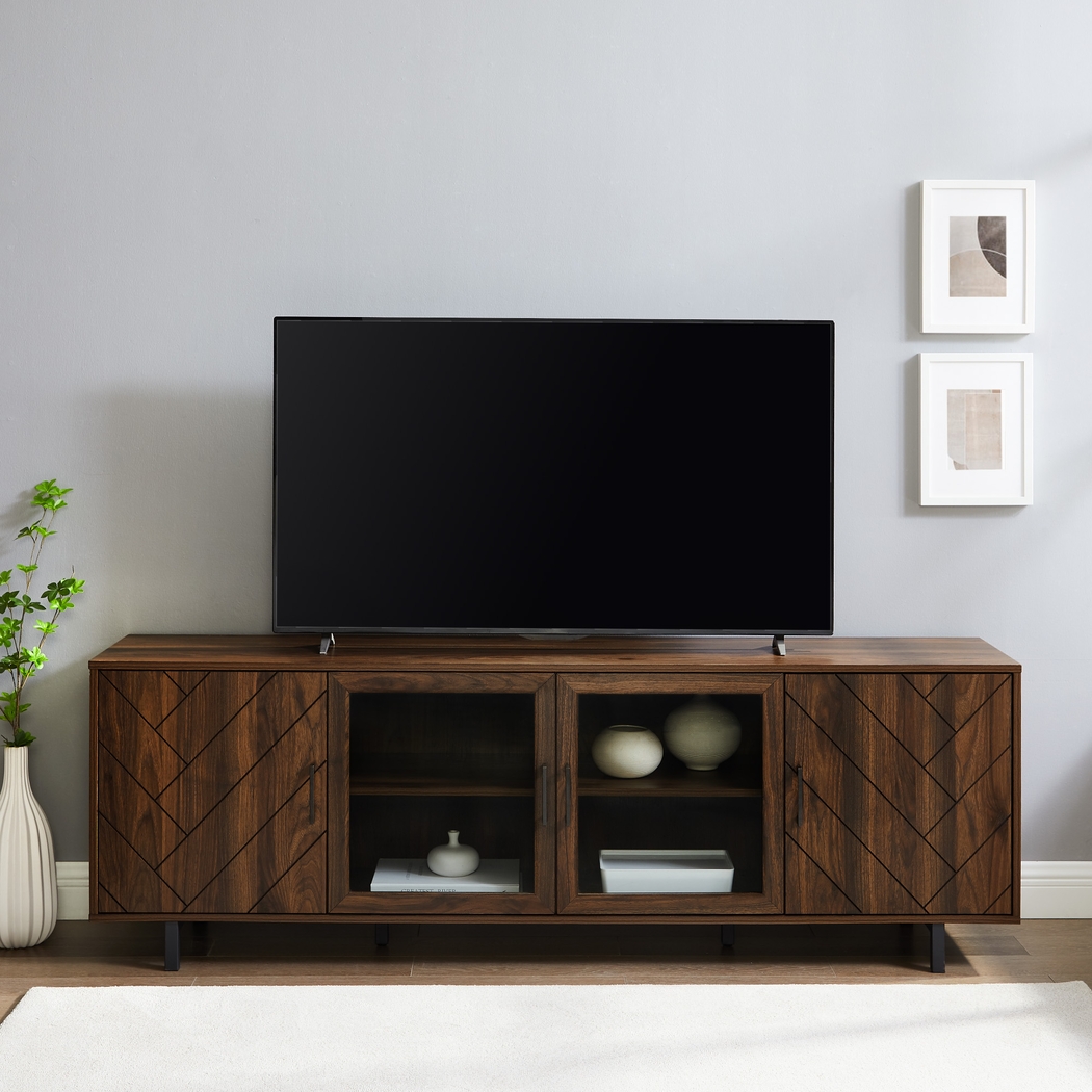 Winsland Walnut 70 in. Console - Thumbnail - Image 5