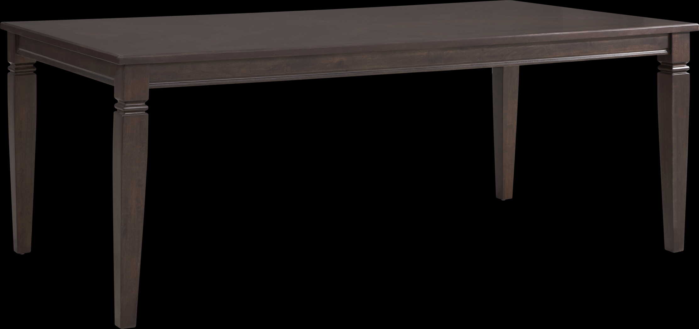 Winslow Brown Cherry Finish 5 Pc Rectangle Dining Room with X-Back Chairs - Thumbnail - Image 2