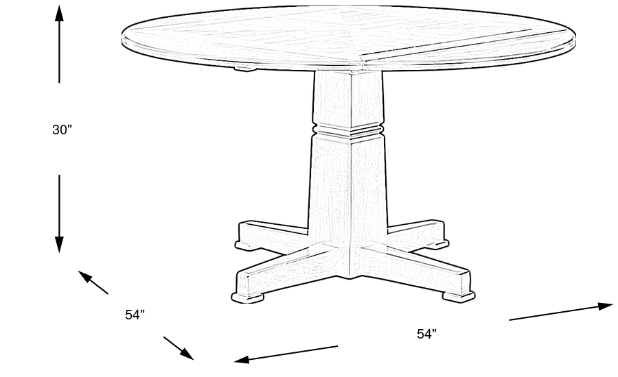 Dimension Image. Please refer to the Dimension Tab on this page for dimension details.