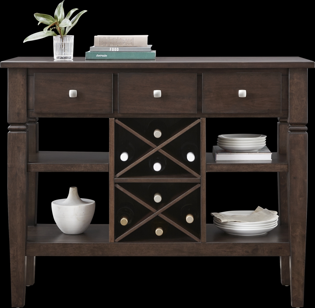 Winslow Brown Cherry Finish Sideboard - Thumbnail - Image 2