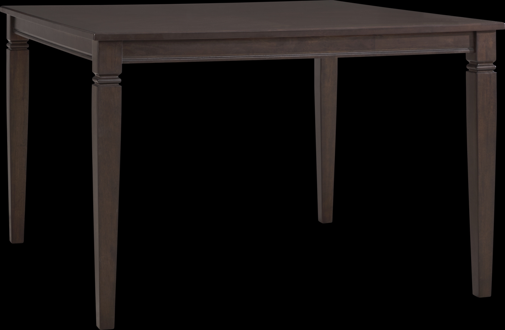 Winslow Brown Cherry Finish 5 Pc Square Counter Height Dining Room with X-Back Stools - Thumbnail - Image 2