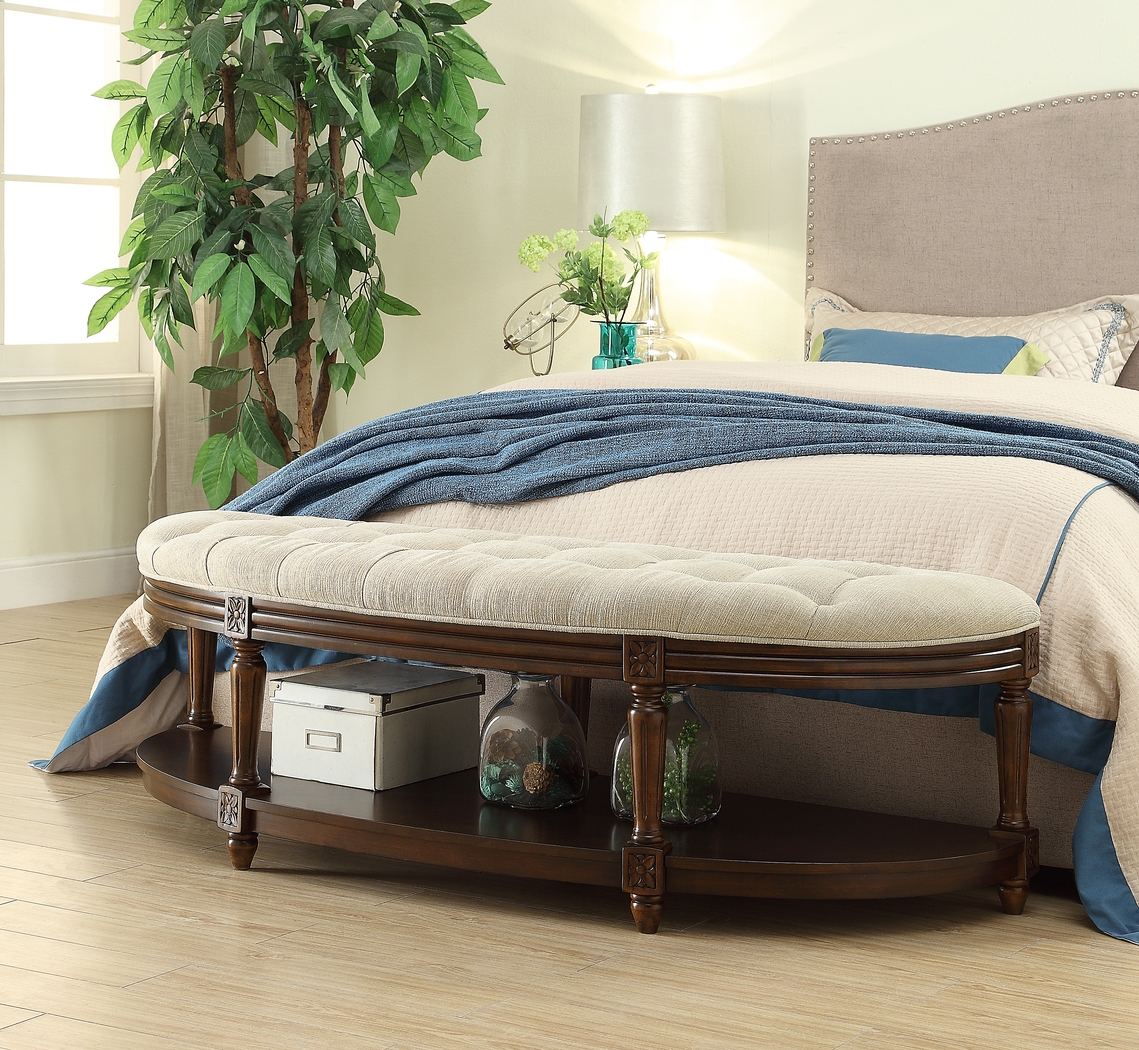 Winslow Place Linen Accent Bench - Thumbnail - Image 5