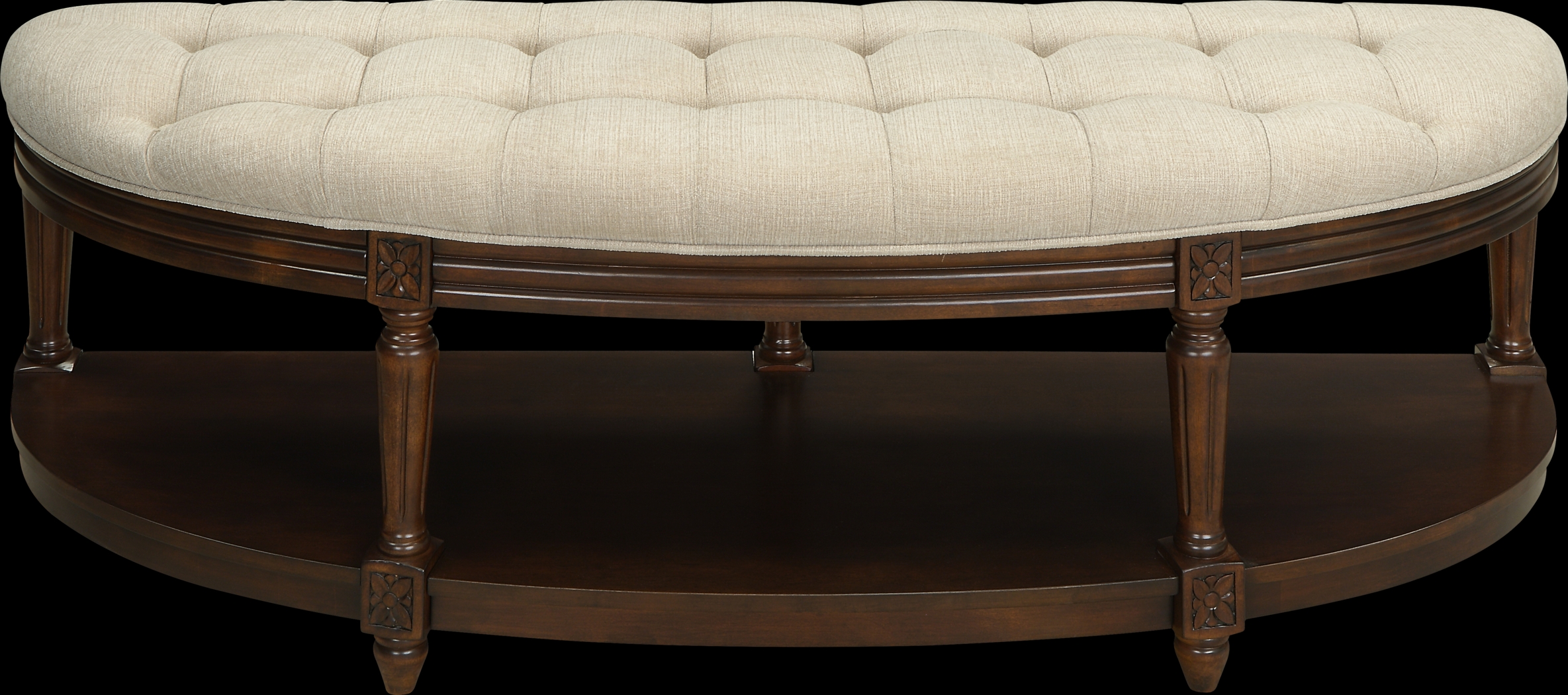 Winslow Place Linen Accent Bench - Thumbnail - Image 1