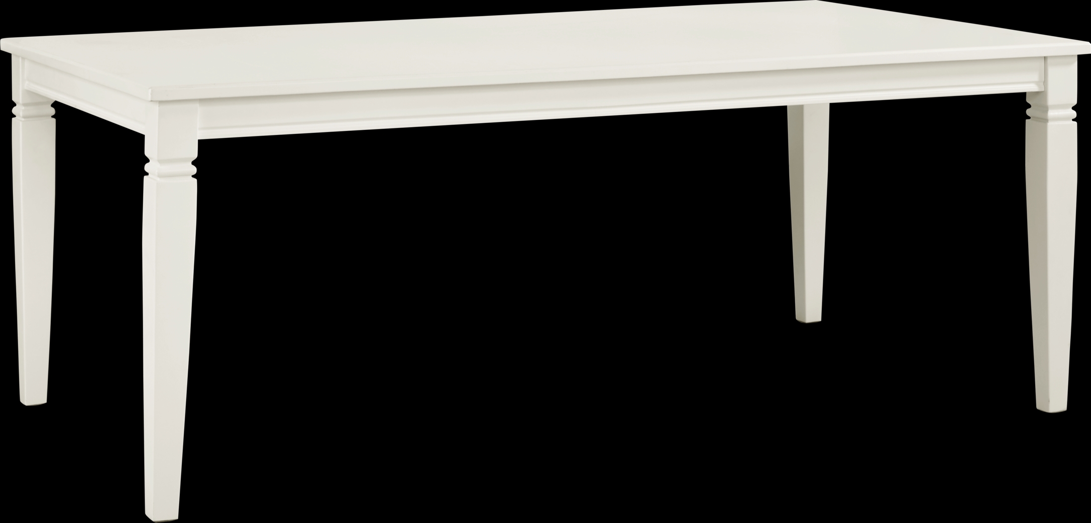 Winslow White 5 Pc Rectangle Dining Room with Upholstered Chairs - Thumbnail - Image 2