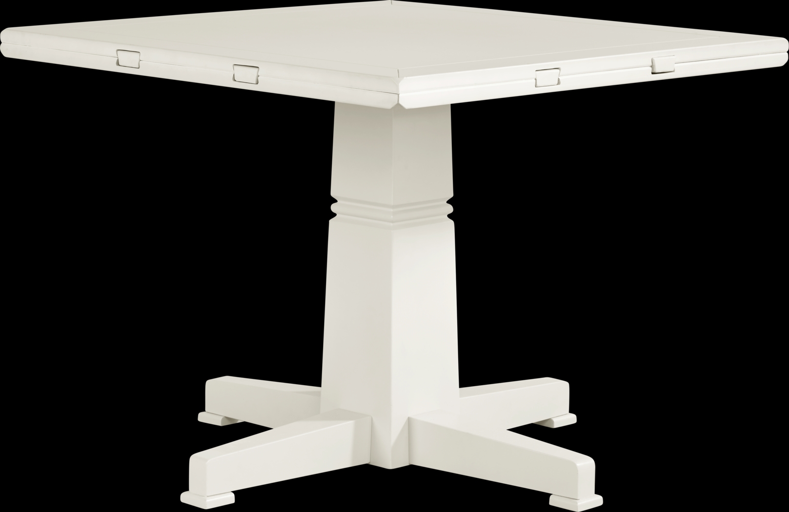 Winslow White 5 Pc Round Dining Room with Upholstered Chairs - Thumbnail - Image 4