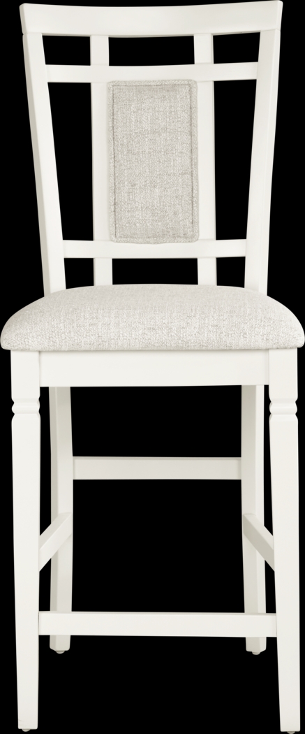 Winslow White Upholstered Counter Height Stool - Thumbnail - Image 3