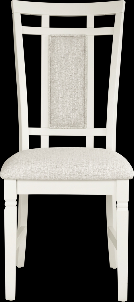 Winslow White 5 Pc Rectangle Dining Room with Upholstered Chairs - Thumbnail - Image 8