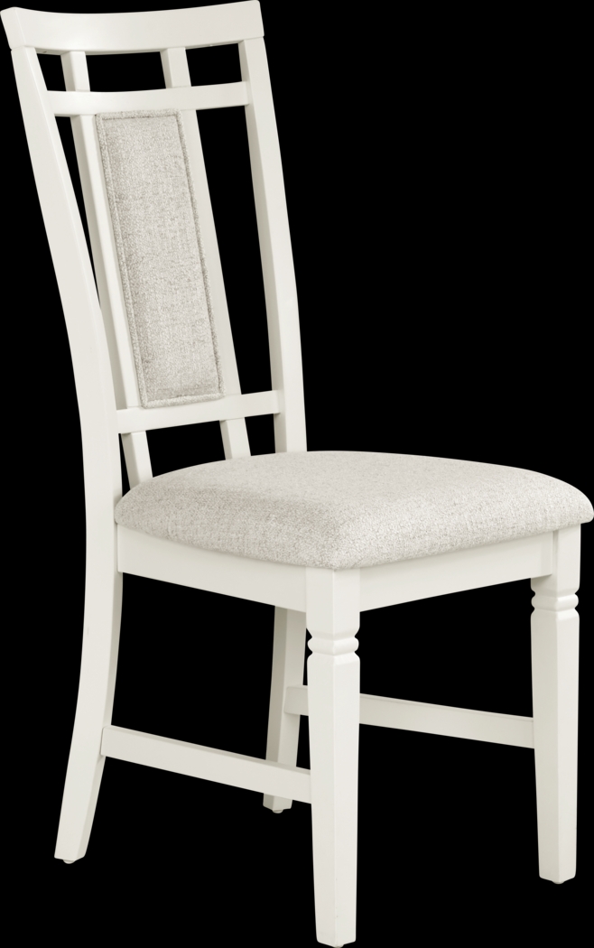 Winslow White 5 Pc Rectangle Dining Room with Upholstered Chairs - Thumbnail - Image 7