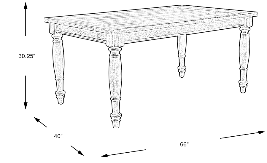 Dimension Image. Please refer to the Dimension Tab on this page for dimension details.