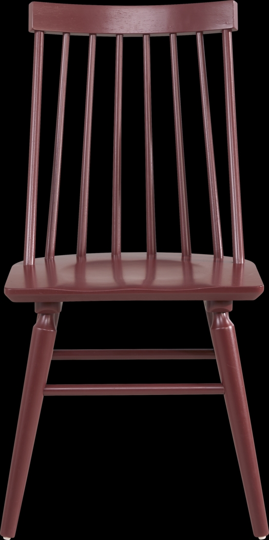 Winsor Natural 5 Pc Rectangle Dining Room with Red Chairs - Thumbnail - Image 6