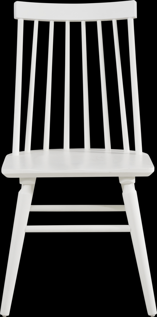 Winsor Natural 5 Pc Rectangle Dining Room with White Chairs - Thumbnail - Image 6