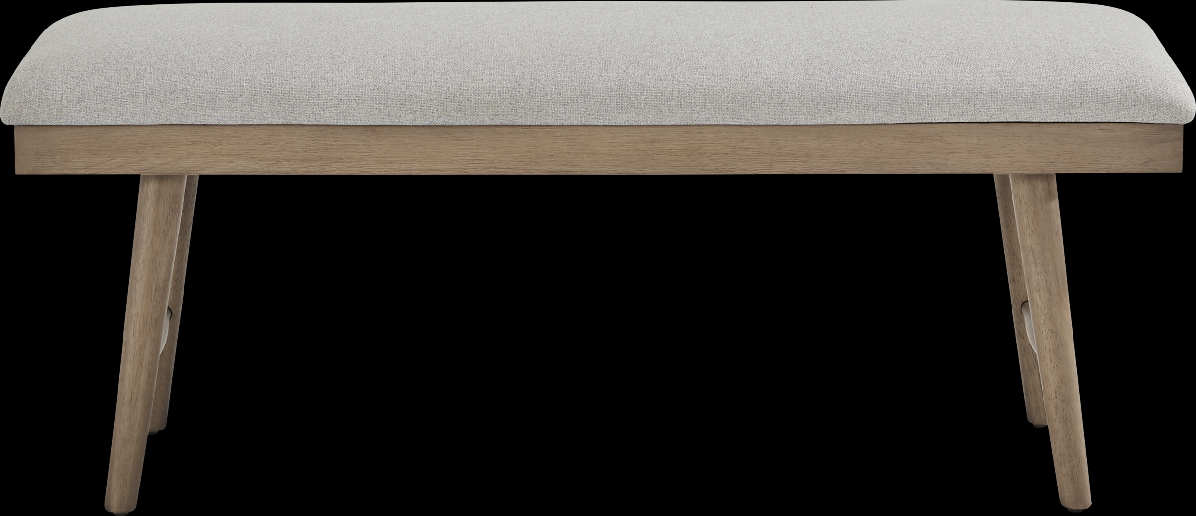 Winston Court Gray Upholstered Bench - Thumbnail - Image 2
