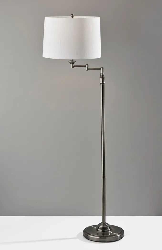 Winston Silver Floor Lamp - Thumbnail - Image 2