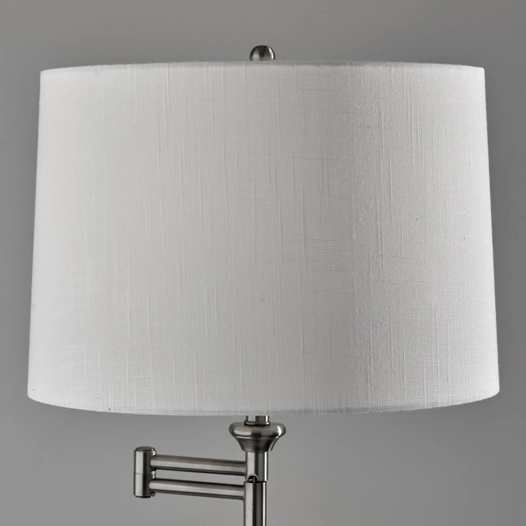 Winston Silver Floor Lamp - Thumbnail - Image 4