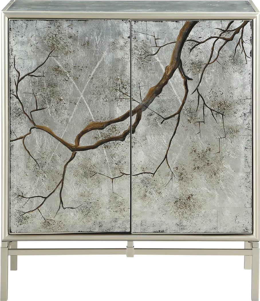 Winter Branch Silver Accent Cabinet - Thumbnail - Image 2
