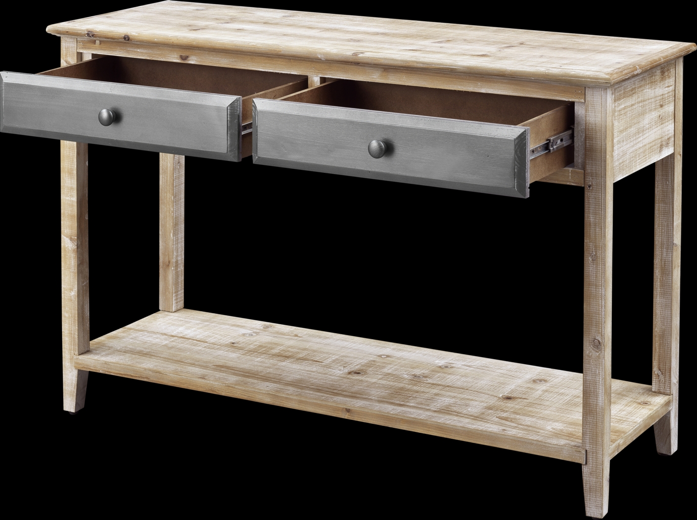 Wintergrove White Sofa Table - Thumbnail - Image 3