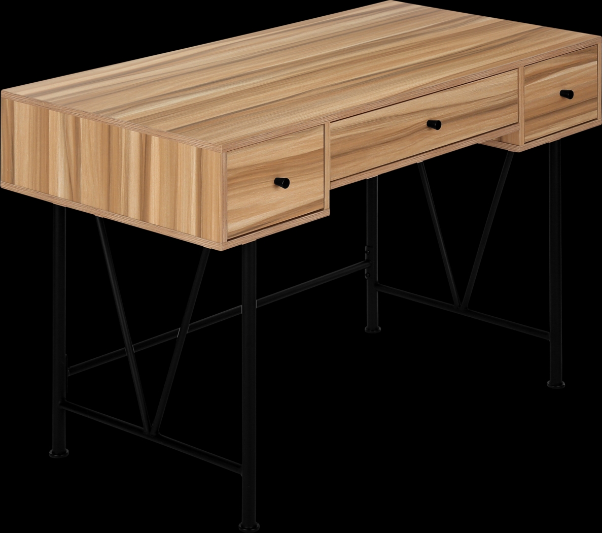 Winterthure Brown Desk - Thumbnail - Image 1