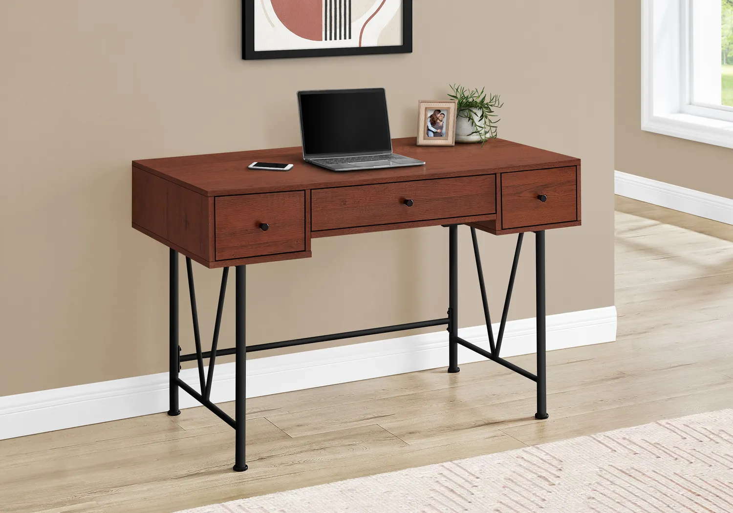 Winterthure Cherry Desk - Thumbnail - Image 3