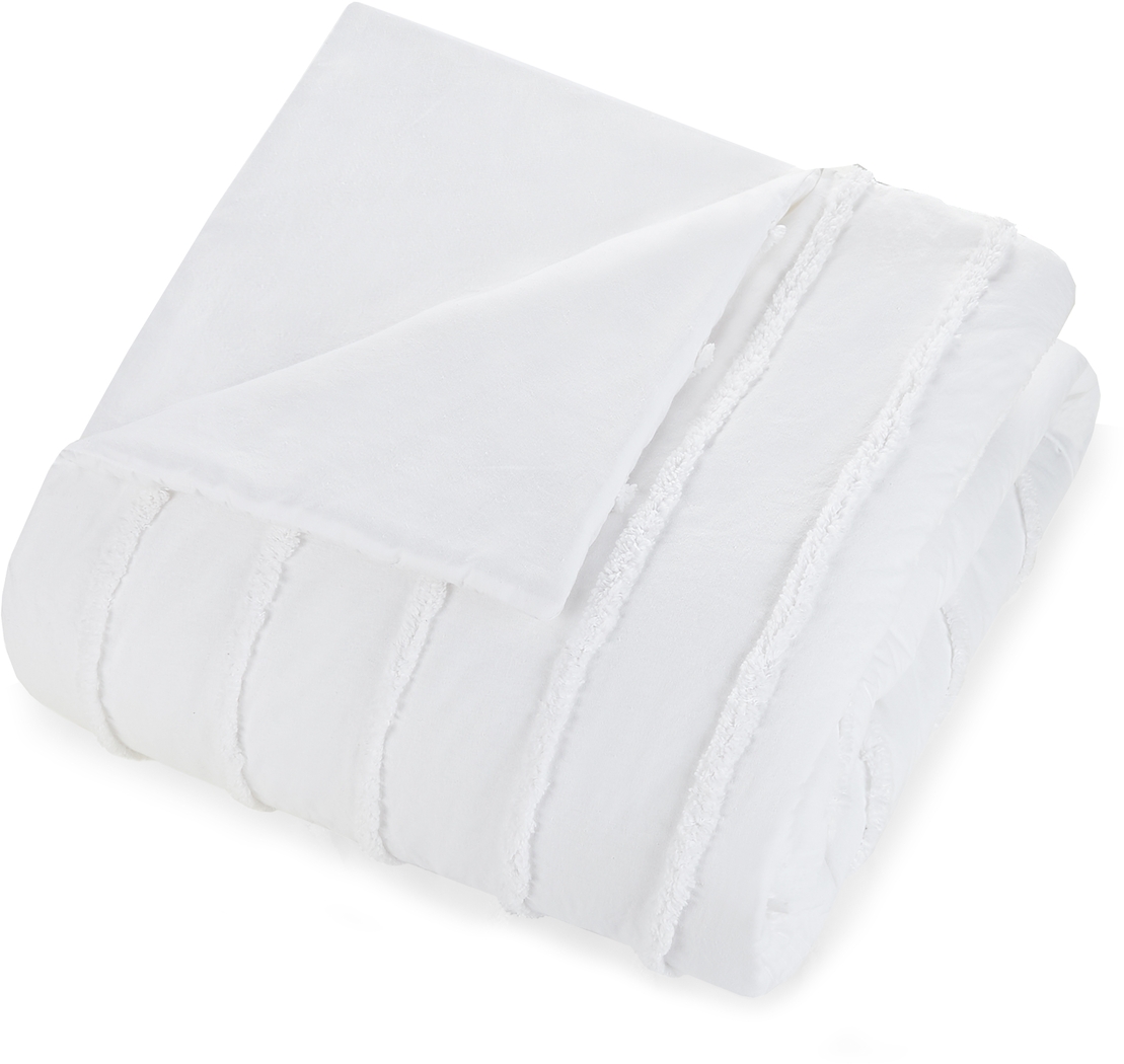 Winthorne White King 3 Pc Comforter Set - Thumbnail - Image 7