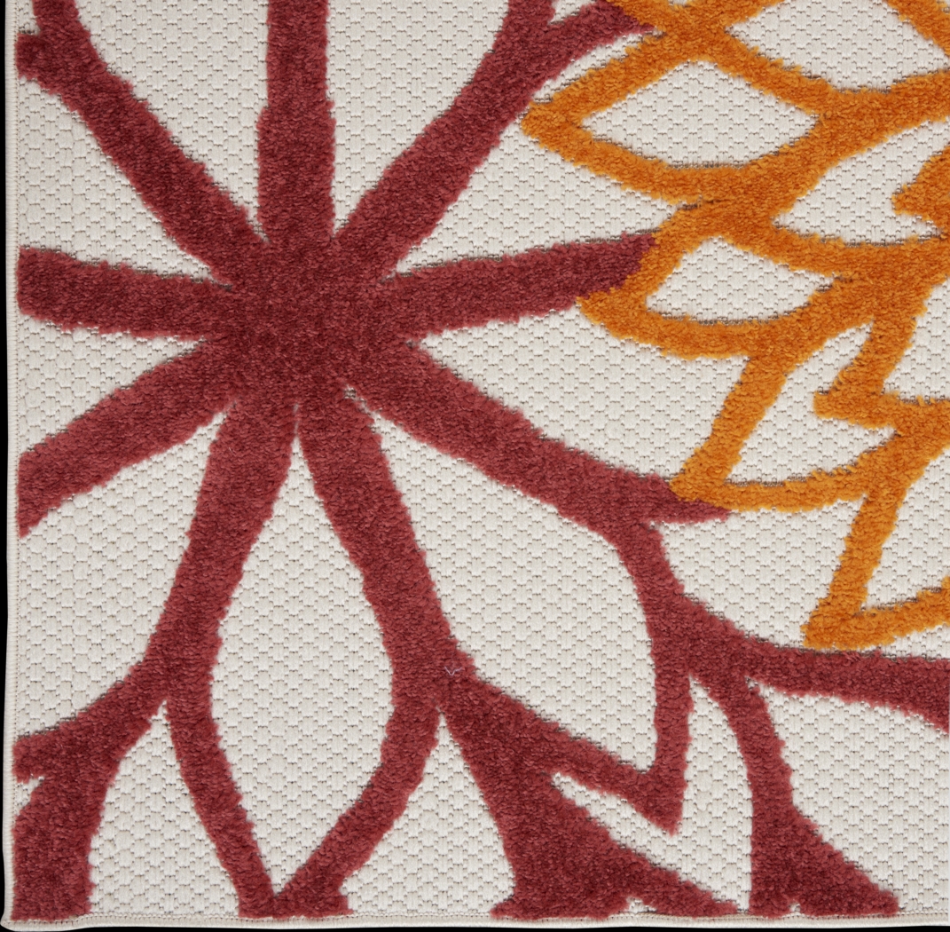 Winthrone Red/Multi 7'10 x 10'6 Indoor/Outdoor Rug - Thumbnail - Image 10