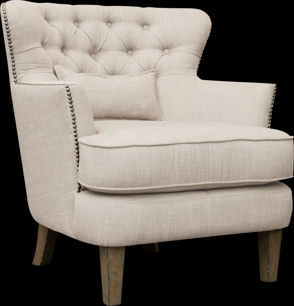 Wintley Beige Accent Chair - Thumbnail - Image 1