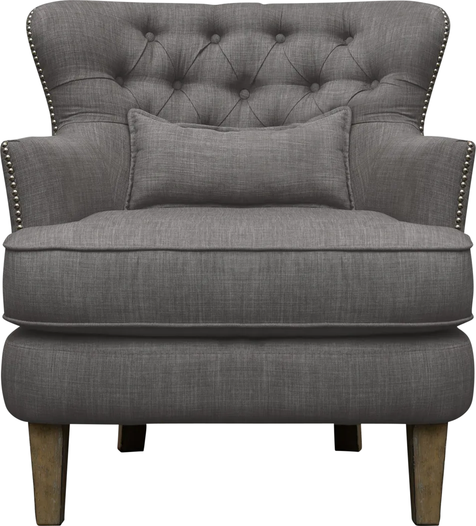 Wintley Dark Gray Accent Chair - Thumbnail - Image 2