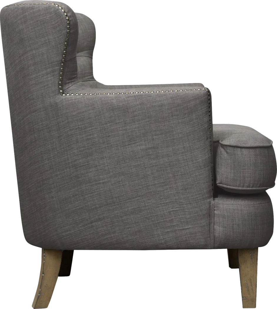 Wintley Dark Gray Accent Chair - Thumbnail - Image 3